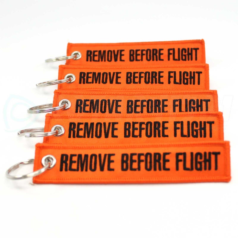 Rotary13B1 - Remove Before Flight Key Chain - 5pcs - Orange - Image 2
